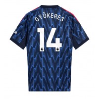 Arsenal Viktor Gyokeres #14 Fotballklær Bortedrakt 2025-26 Kortermet